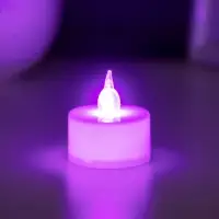 Светодиодная свеча, ночник LED RISALUX &laquo;Малая&raquo;, RGB, h=4 см