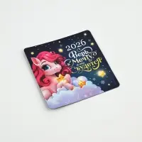 Магнит на холодильник &laquo;Новогодний&raquo;, микс 10 шт., 8 х 8 см