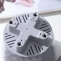 Кашпо с прикорневым поливом &laquo;Румба&raquo;, 1,5 л, цвет серый шелк