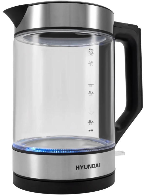 Чайник HYK-G3509 1,7л 2200Вт черный (стекло)
