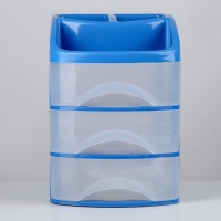 Мини-комод 3-х секционный с дополнительными отделениями &laquo;Минибокс-3&raquo;, цвет МИКС