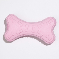 Игрушка плавающая "Косточки" Пижон Premium, вспененный TPR, 10,5 х 5,5 х 2 см, розовая