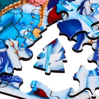 Деревянный пазл фигурный &laquo;Волшебный Новый год!&raquo;