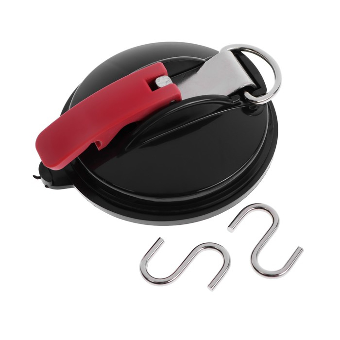 Вакуумная присоска для крепления с кольцом, d 11см