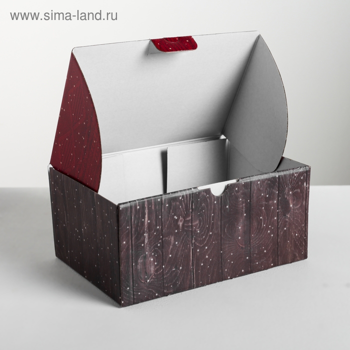 Коробка подарочная новогодняя складная &laquo;Тепла и уюта&raquo;, 22 х 15 х 10 см, Новый год