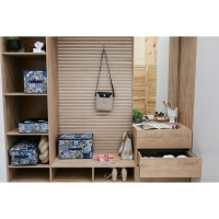 Короб стеллажный для хранения Доляна &laquo;Мозаика&raquo;, 25&times;25&times;25 см, цвет синий