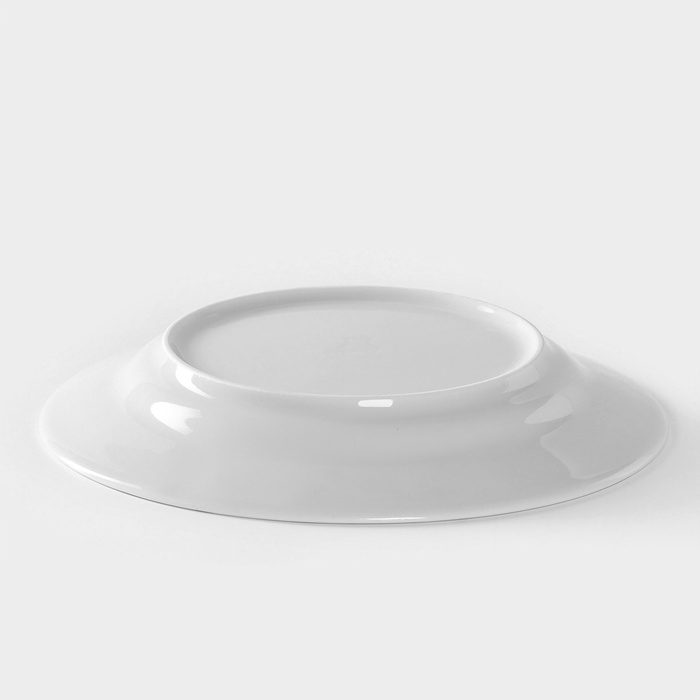 Тарелка фарфоровая &laquo;Бельё.Голубка&raquo;, d=20 см, белая