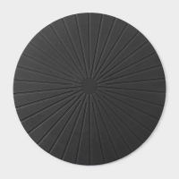 Салфетка сервировочная на стол &laquo;Ра&raquo;, d=36 см, цвет серый