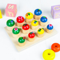 Сортер &laquo;Грибочки&raquo;, размер грибочков: 4 см; 3,5 см; 3 см