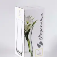 Ваза &laquo;Тодес&raquo; волна, h=26 см, стекло, светло-розовая