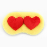 Маска для сна &laquo;Сердечки&raquo;, 10.4 х 20 см