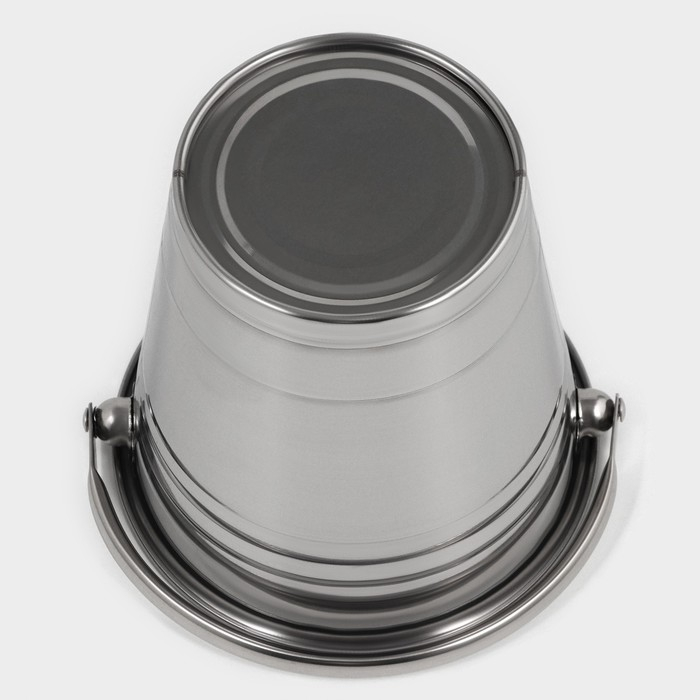 Ведро для льда из нержавеющей стали &laquo;Классик&raquo;, 18,5&times;17,5&times;16 см