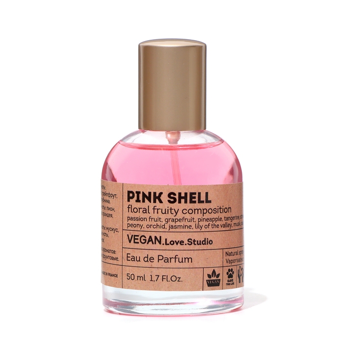 Парфюмерная вода женская Vegan Love Studio Pink Shell, 50 мл (по мотивам Bombshell by victoria&acute;s (V.Secret)