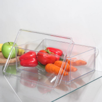 Контейнер для холодильника с крышкой IDEA, 20&times;30&times;10 см, цвет прозрачный