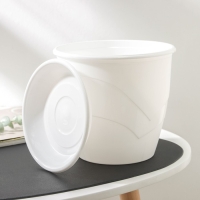 Горшок для цветов с поддоном &laquo;Венеция&raquo;, 3,1 л, d=19 см, цвет белый