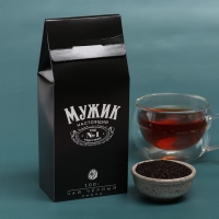 Чай чёрный &laquo;Настоящему мужику&raquo;: с ароматом лимона, 100 г. (18+)