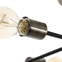 Люстра 2250/4 E27 40Вт черно-бронзовый 60х40х24 см BayerLux