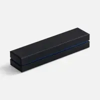 Футляр Nastro для 1 ручки, черный с синим