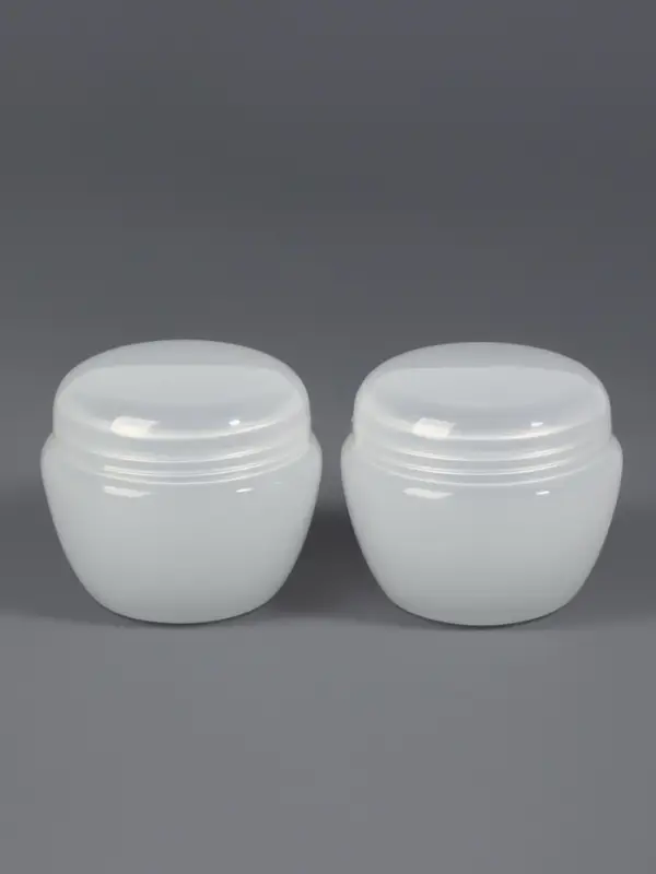 Баночка для хранения, 50 мл, фасовка - 2 шт., белая