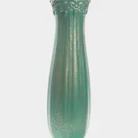 Ваза напольная керамика "Боно" талия, 59х13 см, бирюзовый