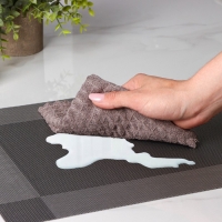 Салфетки сервировочные на стол Доляна &laquo;Шахматы&raquo;, 45&times;30 см, 4 шт, цвет чёрный