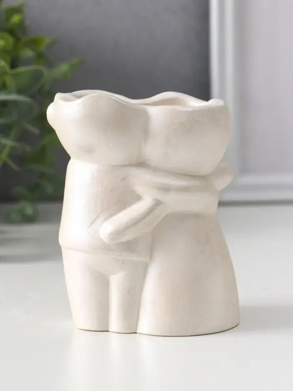 Подсвечник для тонких свечей &laquo;Пара&raquo;, 10&times;7.5&times;5.5 см, перламутр