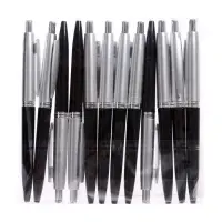 Ручка шариковая автоматическая &laquo;Лого. Прано&raquo; 0.5 мм, стержень синий, корпус чёрный + серебро