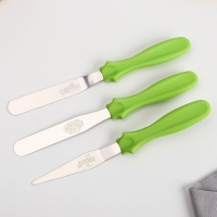 Набор лопаток кондитерских &laquo;Сладких слов&raquo;, 23 см х 8.5 см х 2.5 см 3 шт