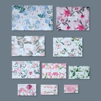 Набор коробок 10 в 1, упаковка подарочная, &laquo;Цветочный сад&raquo;, 12 х 7 х 4 - 32.5 х 20 х 12.5 см