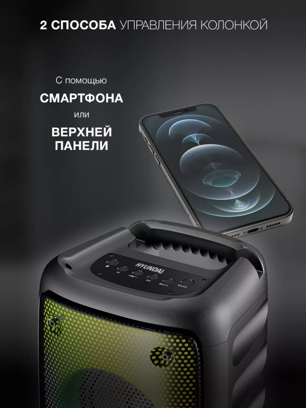 Колонка портативная H-PS1006 30Вт Bluetooth