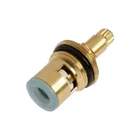 Кран-букса Accoona A450-2, керамика, 1/2", 15 шлицов, с резьбой