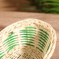 Корзина плетеная 22x14x8 см, ротанг