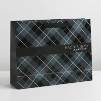 Пакет подарочный ламинированный, упаковка, &laquo;Man&raquo;, L 40 х 31 х 11.5 см