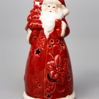 Светодиодная фигура "Дед Мороз" 13.8х6.8х7.5, 1 LED, LR44x3(в компл.), Т/БЕЛЫЙ