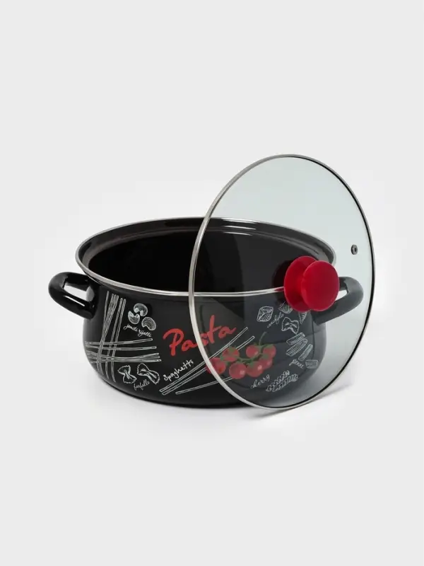 Кастр.сфер. 4л (черная)Болоньезе