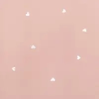 Пленка в листах, 58&times;58 см, &laquo;Сердечки&raquo;, персиковая, 65 микрон