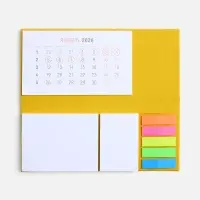 Календарь настольный Grade, желтый