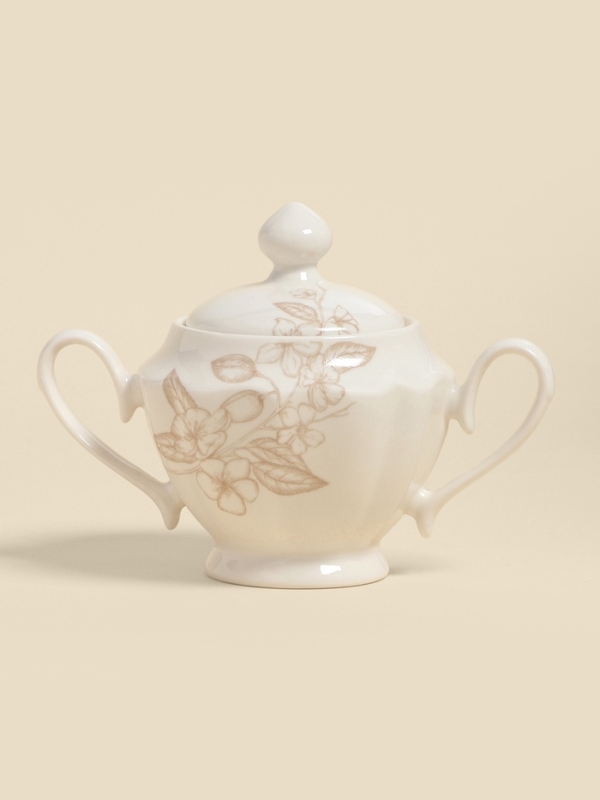 Сахарница SL Home &laquo;Аманде&raquo;, 17&times;11&times;12 см, фарфор, белая