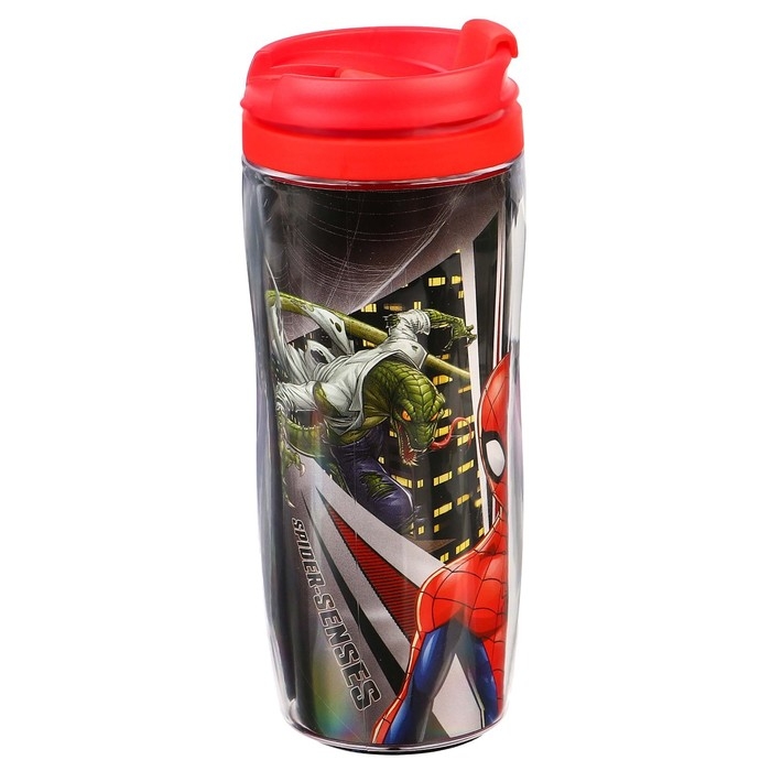 Термостакан &laquo;Человек-паук&raquo;, 350 мл