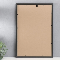 Фоторамка пластик 30х45 см, зелёный с золотом (пластиковый экран)