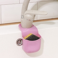 Подставка для губки Доляна &laquo;Базис&raquo;, 18&times;8&times;3,5 см, цвет МИКС