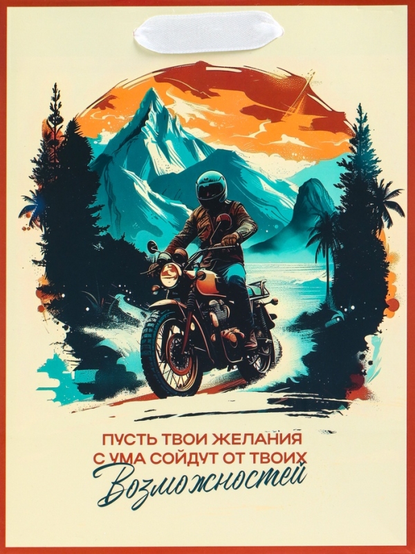 Пакет подарочный вертикальный &laquo;Возможность&raquo;, MS 18 х 23 х10 см