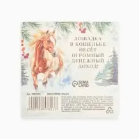 Монета новогодняя сувенирная &laquo;Богатства&raquo; акварель, латунь, диам 2.5см