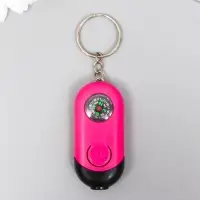 Фонарик брелок для ключей на кольце &laquo;Компас&raquo;, 4.8&times;2.8&times;1 см, МИКС