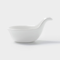 Соусник Hanna Kn&ouml;vell, с ручкой, фарфор, белый