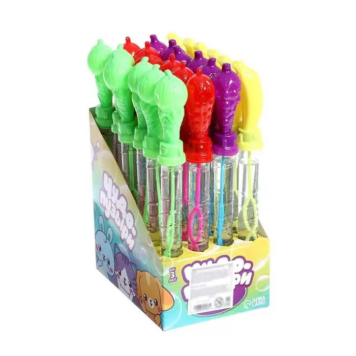 Мыльные пузыри &laquo;Фрукты&raquo;, 26 &times; 3 &times; 3 см, 50 мл