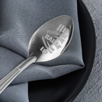 Ложка чайная с гравировкой &laquo;Реальный пацан&raquo;, на подарочной открытке, 3 х 14 см.