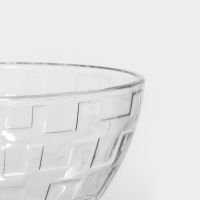 Салатник стеклянный &laquo;Лабиринт&raquo;, 850 мл, d=16 см