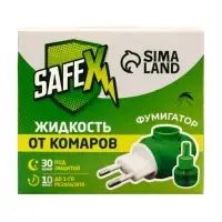 Комплект от комаров SAFEX (фумигатор+жидкость) 2 набора