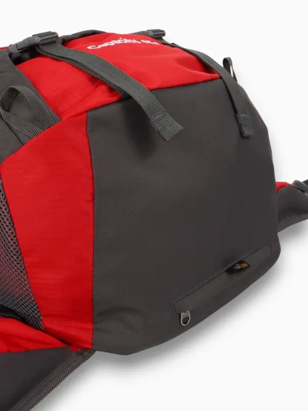 Рюкзак тур 65+5л, 30*20*53, отдел на шнурке, 5нар+2вн кармана, цвет красный